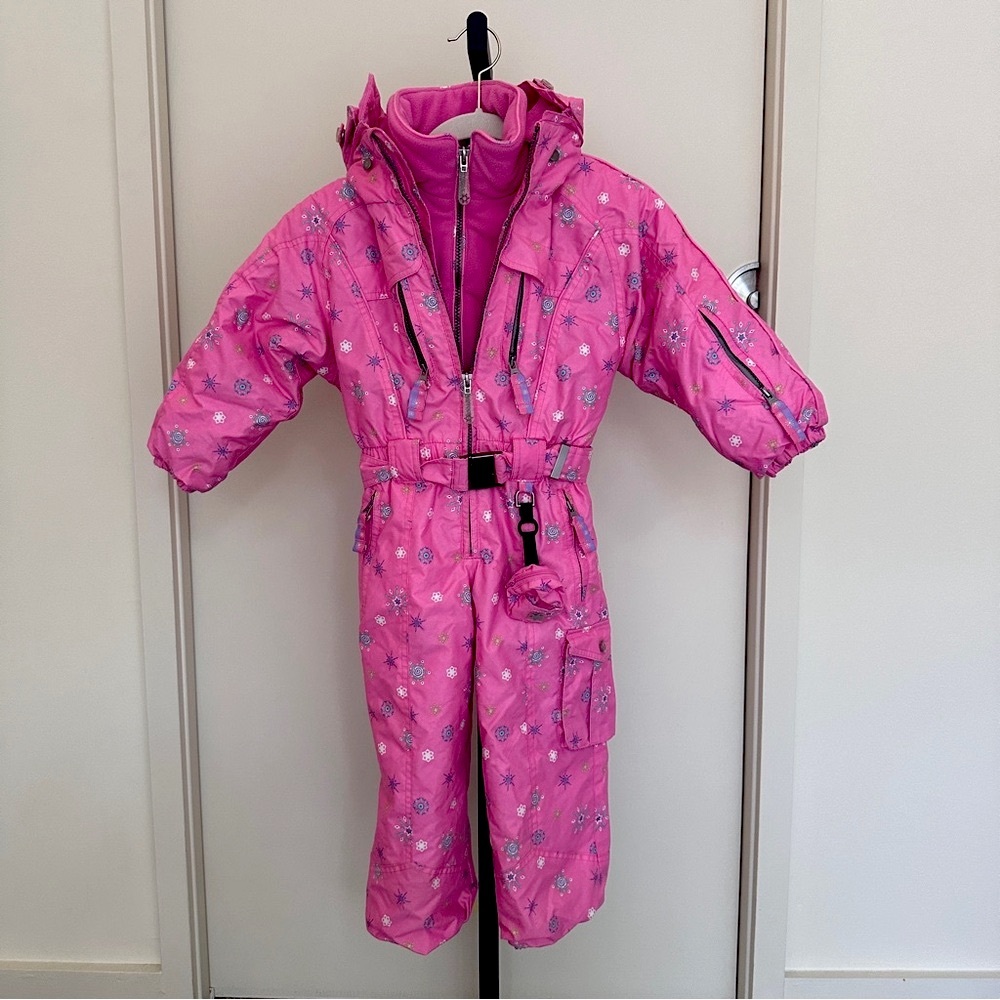 Girls size 4 Coulier Super Warm Snowsuit PINK
